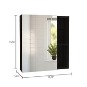 DEPOT E-SHOP Black / Small / Modern Medicine Cabinets