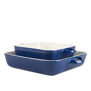 10 Strawberry Street Blue / 10" & 8" / Square Bake & Serve Sets