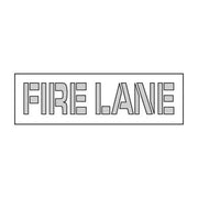 NMC Parking Lot Stencil 22x4 - Fire Lane by National Marker – Model PMS41
