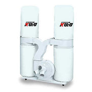 5HP Bag Dust Collector by Kufo Seco – 28"W x 95"H, Steel, White, Model UFO-103B