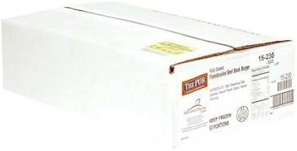 Advance Food Beef Steak Burger, 3 Ounce -- 53 per case.