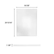 Excellanté 30"L x 20"W / White / 1 Cutting Boards