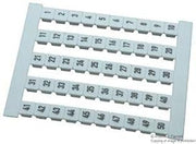 WEIDMULLER - 0473560001 - TERMINAL BLOCK MARKER, 1-50, 5MM CARD-50
