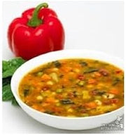 Campbells Select Harvest Frozen Condensed Mediterranean Style Vegetable Soup - 4 lb. tray, 3 per case