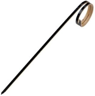 PacknWood 209BBJOYO12 5.91 in. Joyo Rond Black Bamboo Skewer with Side Twist44; Pack of 2000