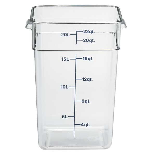 Cambro 1 / 22 QT Pack of 6 / 6 Container Sets