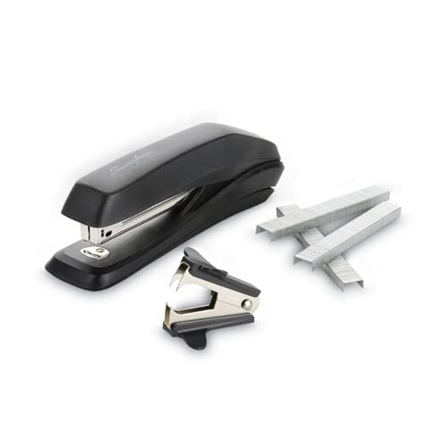 Stapler Value Pack by Swingline – Value Pack (5,000 Staples), Plastic, Black, Model S7054551H
