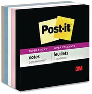 3M MMM7100332298 3 x 3 in. Post-it Simply Serene 3321-SSNE Super Sticky Notes Assorted Color