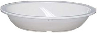 Yanco NS-036W Nessico Oval Bowl, 36 oz Capacity, 10" Length, 7.375" Width, 2.25" Height, Melamine, White Color, Pack of 24