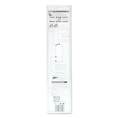 GearWrench 14 Pc / 3/8" / Metric Socket Wrenches