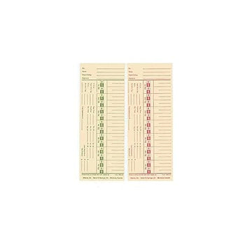 E2 Time Cards - Double-Sided by Lathem – Pack of 1000, Model 375-036