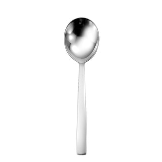 Libra S/S Round Bowl Soup Spoon by Oneida – Stainless Steel, Silver, Pack of 12, Model T922SRBF