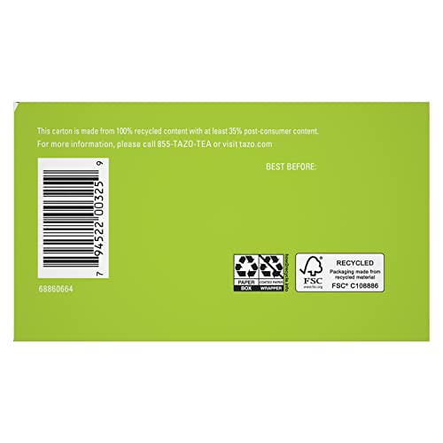 TAZO 36 Count (Pack of 5) / Green / 5 Herbal