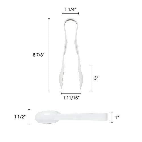 Thunder Group 9 / White / Serving Tongs Tongs