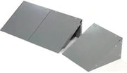 Global Industrial Locker Slope Top Kit, 12x12, Gray