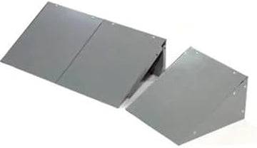 Global Industrial Locker Slope Top Kit, 12x12, Gray