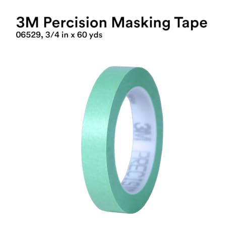 3M 3/4 Inch x 60 Yard (Pack of 1) / 06529 / Green Masking Tape