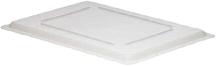 Cambro 1218CP 18" Length x 12" Width, White Solid Plastic Half Size Flat Lid for Food Boxes