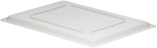 Cambro 1218CP 18" Length x 12" Width, White Solid Plastic Half Size Flat Lid for Food Boxes