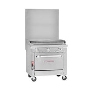 Southbend Platinum Charbroiler Range Gas 48" by SOUTH BEND – Cast Iron, Metallic, Model P48C-CCCC