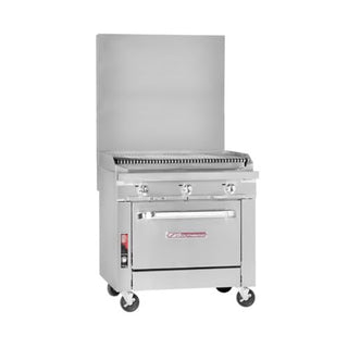Southbend Platinum Charbroiler Range Gas 48" by SOUTH BEND – Cast Iron, Metallic, Model P48C-CCCC