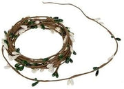 St. Patrick's Day Miniature Wired Berry Garland - 12 Feet Long, Brown