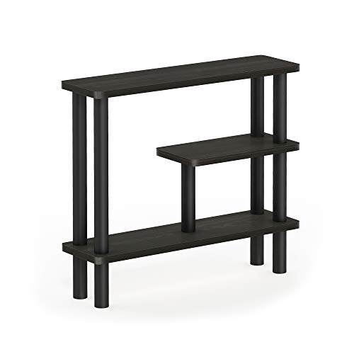 Furinno Espresso/Black / Side Rack / Contemporary Bathroom Shelves