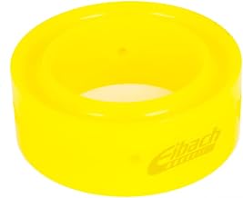Eibach Spring Rubber, 80 Durometer, 2.5 to 3 in Barrel Springs, 1.5 in Height, Polyurethane, Yellow, Each