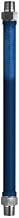 Dormont 16100BP72 Blue Hose Stainless Steel Moveable Foodservice Gas Connector - 72" x 1"