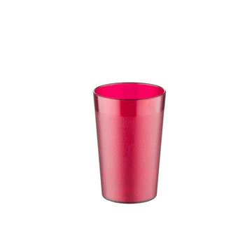 CAC Poly Pebbled Tumbler Red 8 oz by CAC China – 8oz, 8 ounces, Plastic, Red, Pack of 99