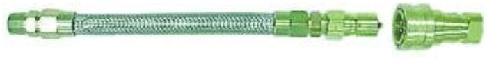 Dormont W25B2Q72 Hi-PSI 1/4" Watter Connector 72" Long with Covered Stainless Steel Braid & 2-Way Quick Disconnect