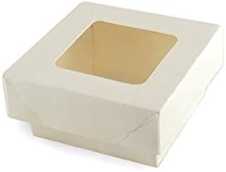 PacknWood 210KRAYWH228 White 132 Ounce Kray Box with Lid - 100 / CS