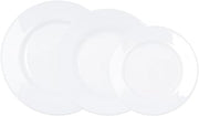 Luminarc Plumi Glass Dinnerware Set 18 Pieces - 6 People Multicolor