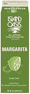 ISLAND OASIS Beverage Mix 32 oz--Pack of 12 (Margarita)