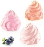 Silikomart Chantilly 120 Silicone Mold with 6 Cavities, Each 2.87 Inch Diameter x 2.55 Inch High