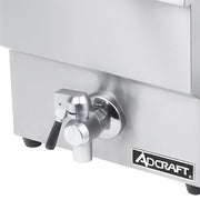 Adcraft 25 lb. / Silver / Fryer Commercial Deep Fryers