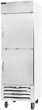 Beverage-Air HBF23-1-HS 27" Horizon Series One Section Solid Half Door Reach-In Freezer 23 cu.ft. Capacity Stainless Steel Exterior and Interior with Bottom Mounted