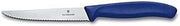 Victorinox Swiss Classic 4-1/2-Inch Steak/Utility Knife with Spear Tip, Serrated (Blue)