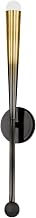Hudson Valley Lighting CB3841-GB Adley - 1 Light Wall Sconce - 27.5 Inches Tall and 4.75 Inches Wide - Gradient Brass