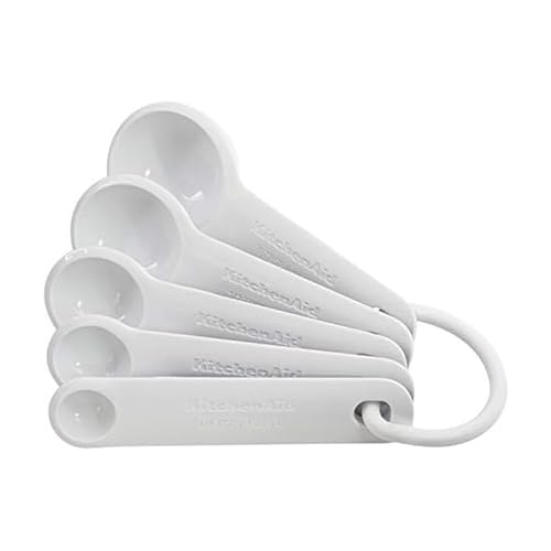 KitchenAid White / Spoons / Set Of 5 Spoons