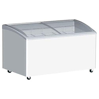 66 1/4" Stand Alone Ice Cream Freezer w/ 7 Baskets Capacity - White by Excellence Industries – Model VB-7HC