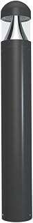 RAB Lighting B17 LED Bollard Light - Outdoor Energy-Efficient with Field-Adjustable Wattage 24W/19W/14W - Selectable CCT 3000K/4000K/5000K - 0-10V Dimmable - DLC Premium - Wet Location Rated (B17D)