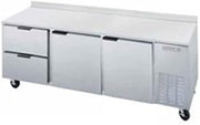 Beverage-Air 93" Stainless Steel 2-Drawer Worktop Refrigerator