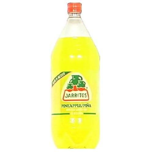 Pineapple Soda by Jarritos – 1.58 QT (1.5 Liter)", Pack of 8, Model 21627