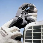 Healthcare HyFlex Foam Gloves, Ansell 205572 Gray Gloves With White Liner,