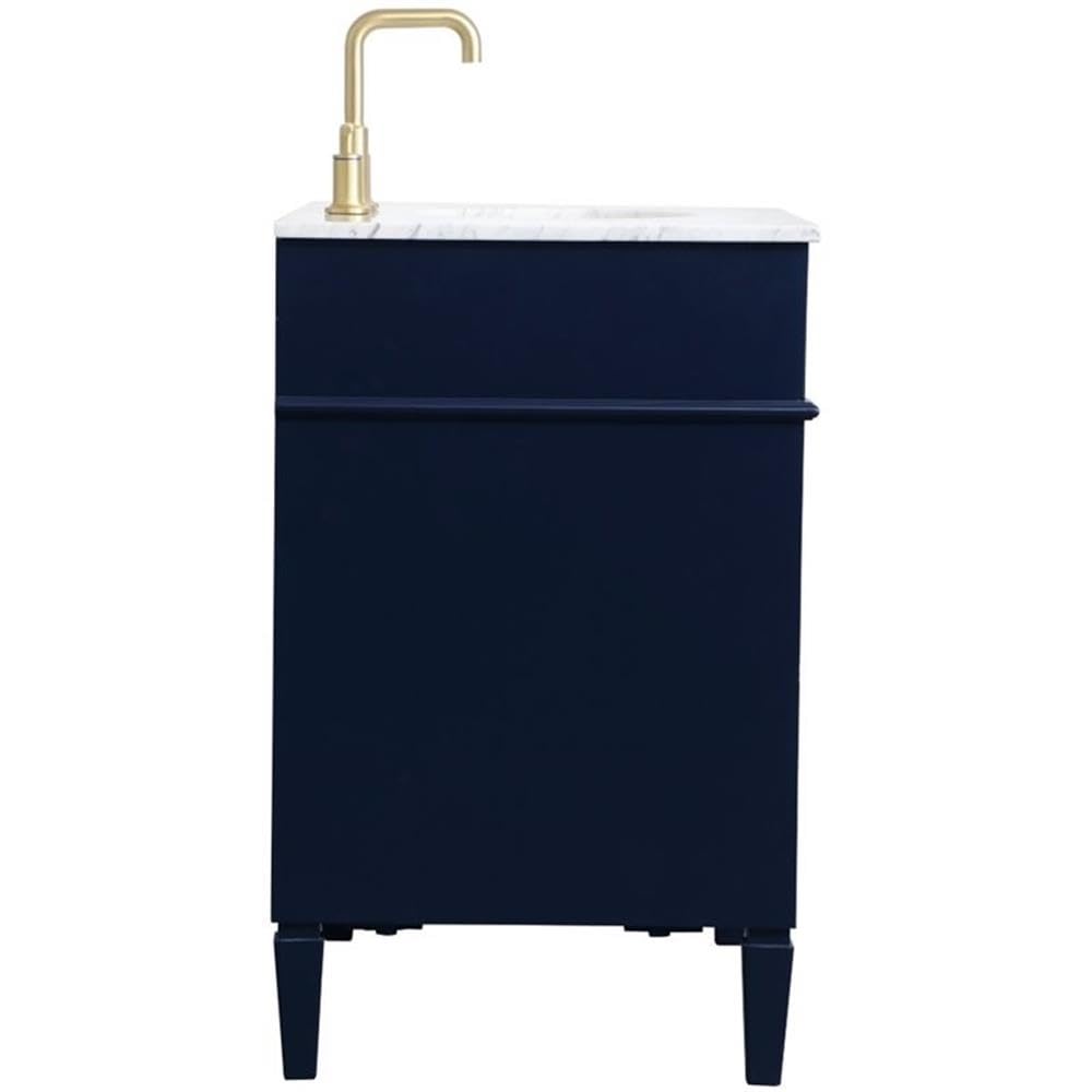 Elegant Decor 32" - Single / Blue,gold / Modern Wheel Care