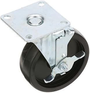 Exact FIT for BKI (Barbeque King) C0406 Caster W/5 TOP Plate W/Brake for BKI (Barbeque King) - Part# C0406 - Replacement Part by MAVRIK