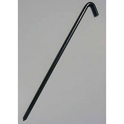 Hook Stake by Monk Industries – 26"L x 1"W x 4"H, Steel (Baked Enamel Finish), Black, Model 62524BBK