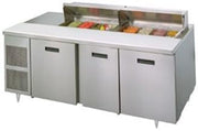 9220-32-7 Refrigerated Three Section Counter Sandwich Top 84"L with (16) 1/6 Pan Capacity