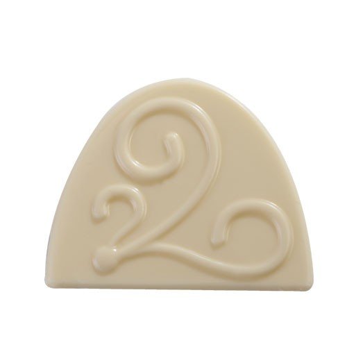 2 Piece O' Clock Chocolate Decoration Moulds by Martellato – 30 x 30 x 30 cm, Plastic, White, Model 20TES003